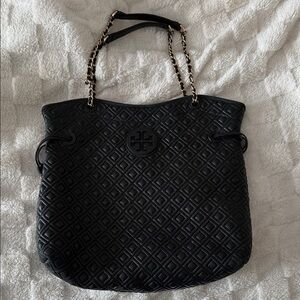 Tory Burch Black Quilted Shoulder Bag